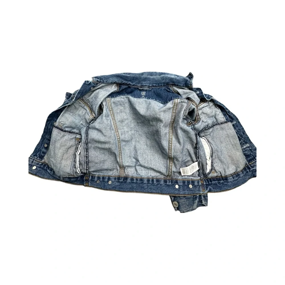 Gap Denim Jacket Boys S Blue Gap For Good Trucker Classic Medium Wash